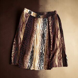 LULAROE Animal Print A Line Skirt Size Small